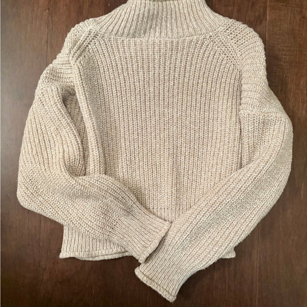Joyfolie Beige Mia Joy oversized sweater size women’s small